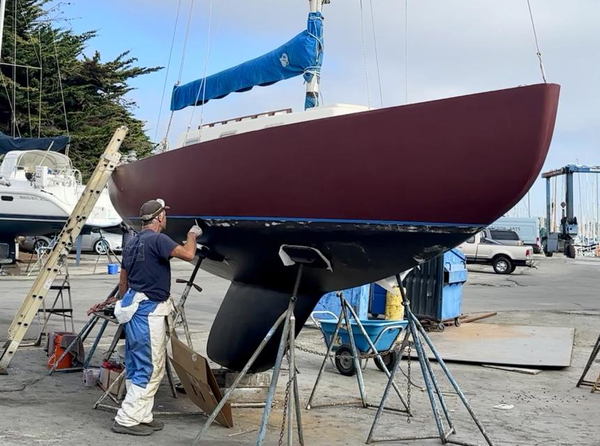 Painting the bootstripe